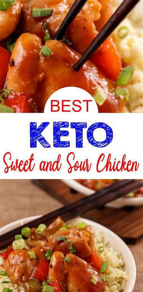 I needed a sweet & sour sauce for homemade crab rangoon, and this was perfect. {Keto Chicken}Easy simple ingredient sweet & sour chicken ...
