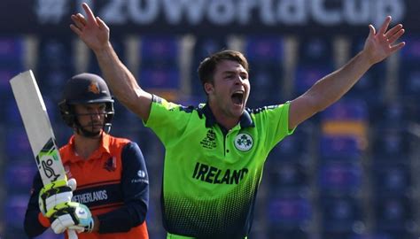 T20 World Cup Ireland Bowler Curtis Campher Takes Double Hat Trick