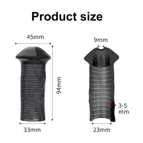 bigger penis extender enlarger girth enhancer realistic sleeve men condom sheath ebay
