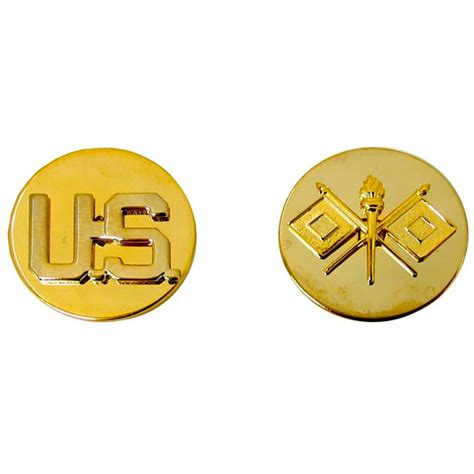 Army Enlisted Us And Army Signal Branch Insignia For Asu Or Agsu