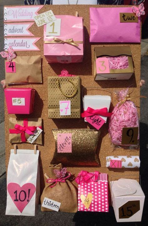 For the uninitiated, an advent calendar is a treasured holiday classic that allows family, friends, and couples to count down to december 25 by opening a small gift every day. DIY Wedding Advent Calendar Gift Ideas (With images ...