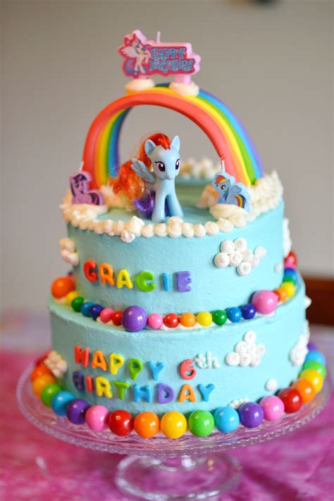 Rainbow Dash Birthday Cake My Little Pony Rainbow Dash Cake Sweets