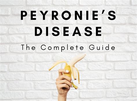 Peyronies Disease The Complete Guide Updated December Healthy Body Healthy Mind