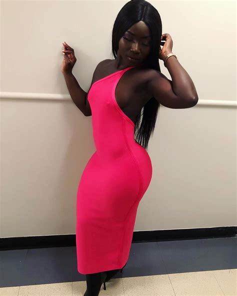 Ebony Women Treat Yourself Val Black Girls Curves Bodycon Dress High Neck Dress Style