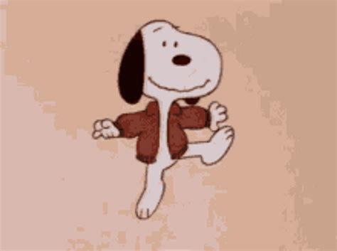 Snoopy Cartoon Jumping And Twirling  Db Com My Xxx Hot Girl