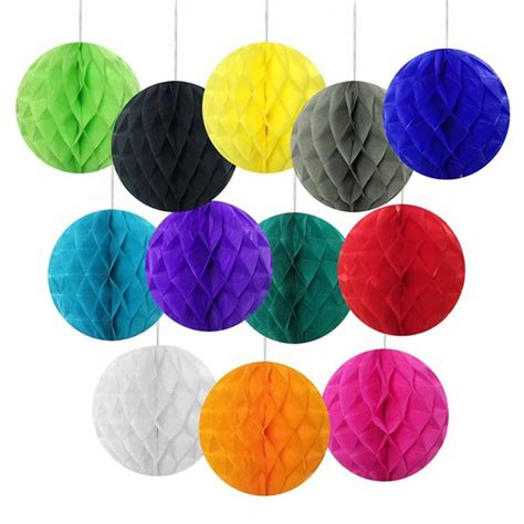 5 Pcs Paper Honeycomb Balls Wedding Party Decoration Accessories