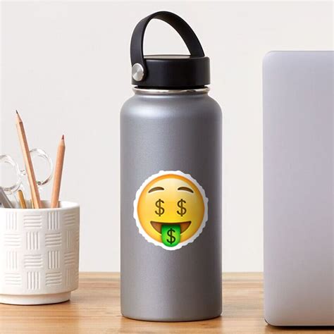 Money Emoji Sticker For Sale By Xwillx Redbubble