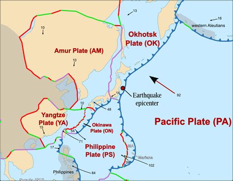 Plate Tectonics And The Earthquake In Japan Montessori Muddle