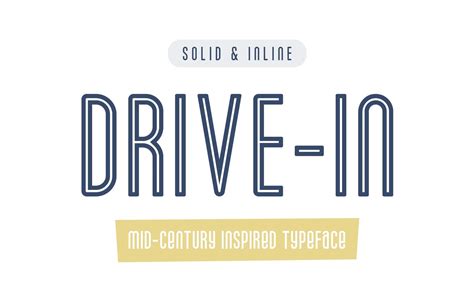 Meet, chat, date and create relationships. Drive-in Mid-Century Font | Modern fonts, Lettering, Mid ...