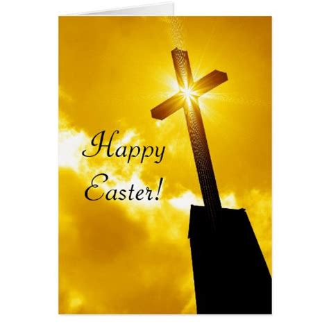 Happy Easter Religious Greeting Card Zazzle