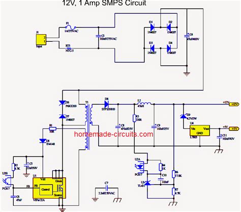 12v Smps Circuit Diagram Headcontrolsystem