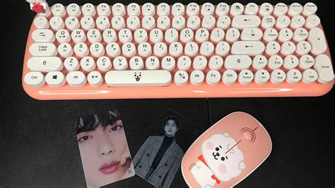 Bt21 Rj Retro Wireless Keyboard And Bt21 Rj Wireless Mouse Unboxing