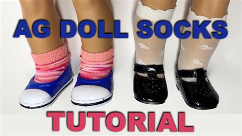 Ag Doll Socks And Knee Highs Step By Step Sewing Tutorial Easy