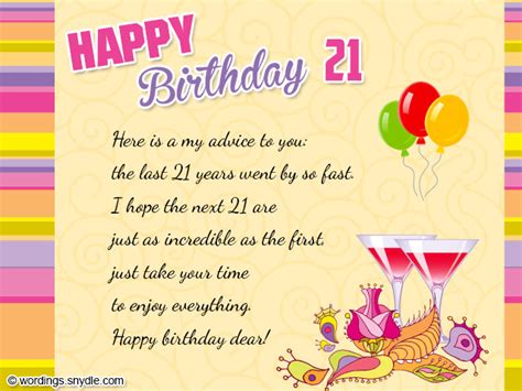 Female 21st birthday wishes for daughter. 21st Birthday Wishes, Messages and 21st Birthday Card ...