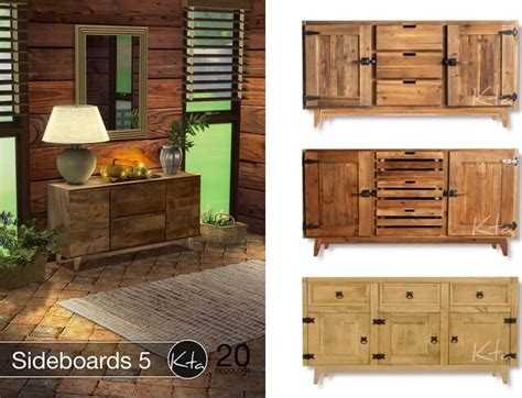 The Sims 4 Sideboards 5 At Ktasims The Sims Book