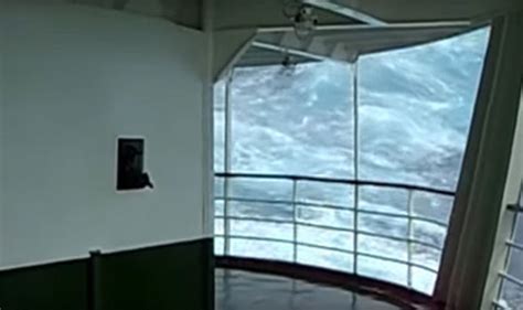 Viral Video Shows Cruise Ship Battle Storm In Rough Seas Of Drake