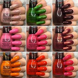 Sinful Colors Quick Bliss Collection Swatches Sinful Colors Nail