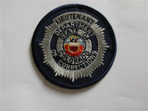 Colorado State Department Of Corrections Patch Antique Price Guide