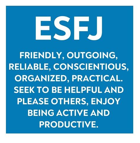 Esfj Personality Type The Consul