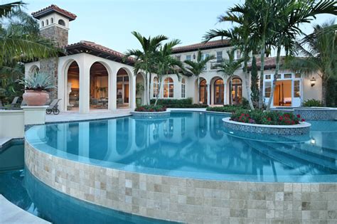 Tuscan Style Home Mediterranean Pool Miami By John Mcdonald Company