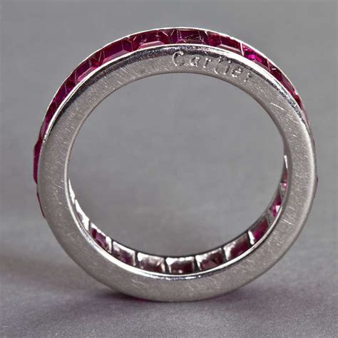 No matter what you're looking for or where you are in the world, our global marketplace of sellers can help you find unique and affordable options. CARTIER Vintage Ruby Wedding Band at 1stdibs