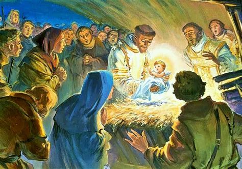 st francis of assisi and the first nativity scene