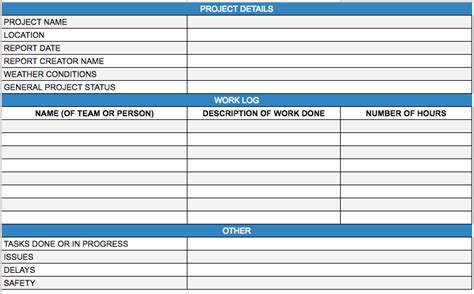 Construction Weekly Report Template Excel Tutoreorg Master Of