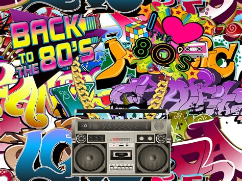 Back To The 80s Graffiti Photo Backdrops Booth Photography Etsy