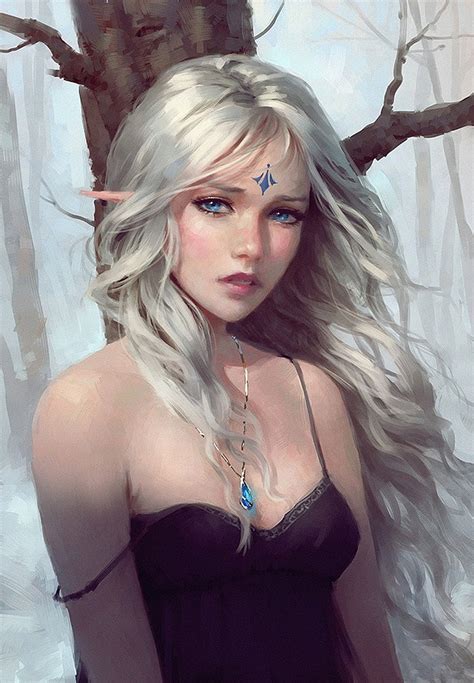 Hd Wallpaper Beautiful Beauty Blue Cry Elf Eyes Fantasy Girl Hair Wallpaper Flare