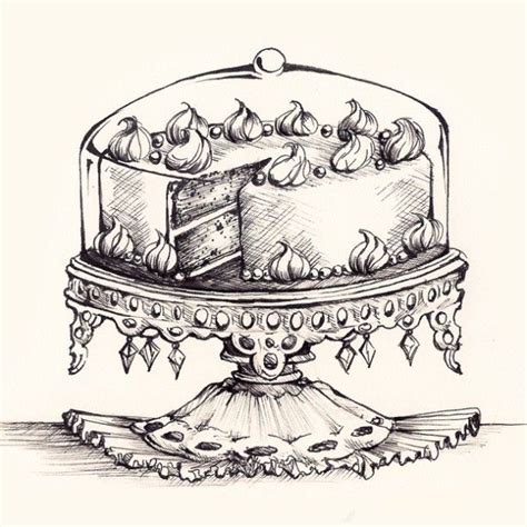 With a semicircle, added near to the plate edge, outline its thickness. Pin on Cupcake Artwork