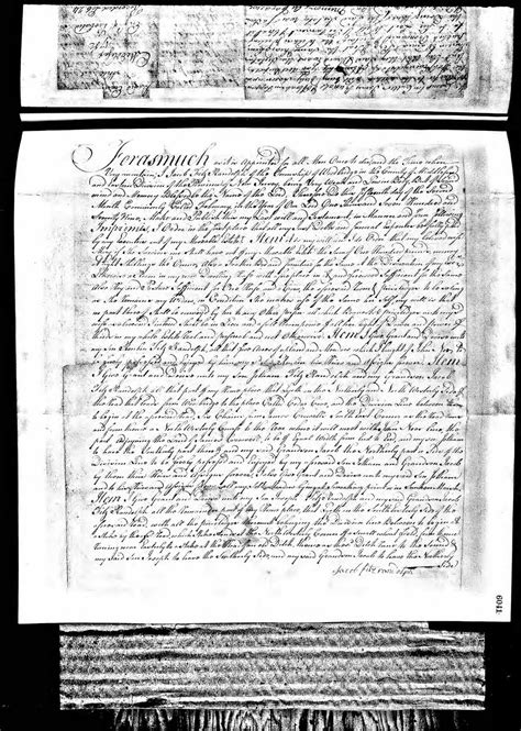Genea Musings Amanuensis Monday Will Of Jacob Fitz Randolph 1708