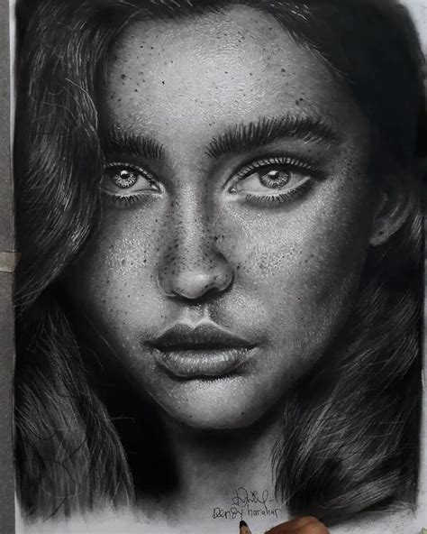 Realistic Portrait Drawings By Dendy Harahap