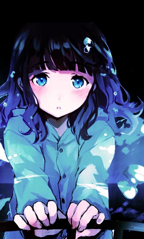 Sad Anime Girl Face Outline Imagesee