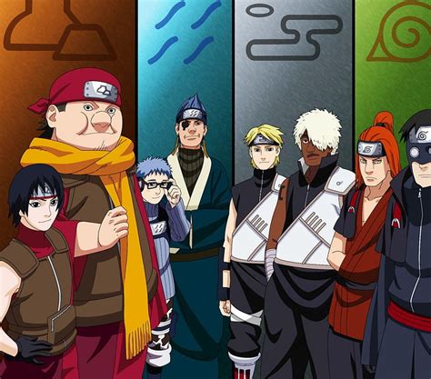 Guards Back Of Kages Konoha Mifune Darui Torune Hd Wallpaper Peakpx