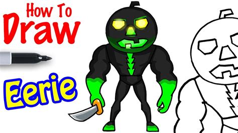 How To Draw Eerie Roblox Bakon Easy Drawings Dibujos Faciles