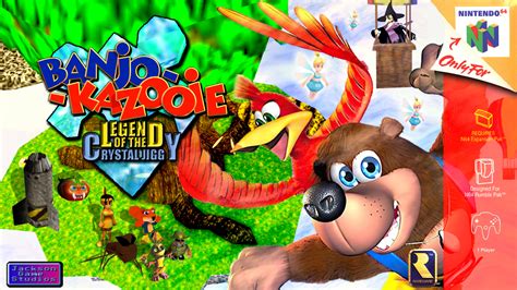 Made Cover Art For Jackson13s Banjo Kazooie Legend Of The Crystal