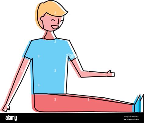 Stretched Legs Stock Vector Images Alamy