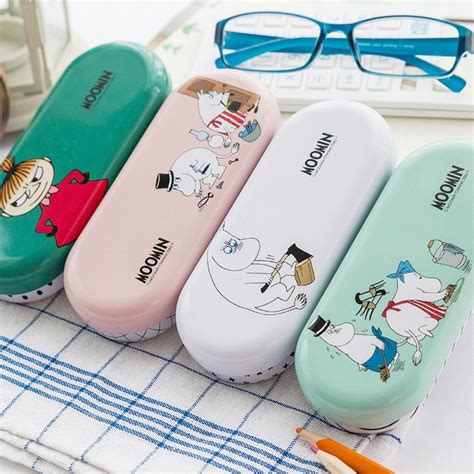 8 61 free shipping kawaii hippo cartoon glasses case storage box cute pencil case cartoon