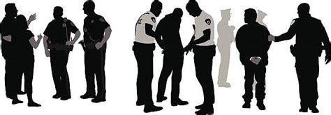 Best Police Officer Silhouette Illustrations Royalty Free Vector