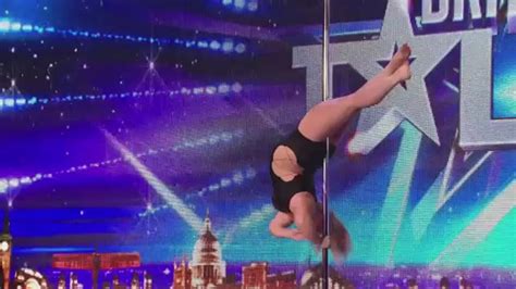 emma haslam amazing pole dancer britain s got talent video dailymotion