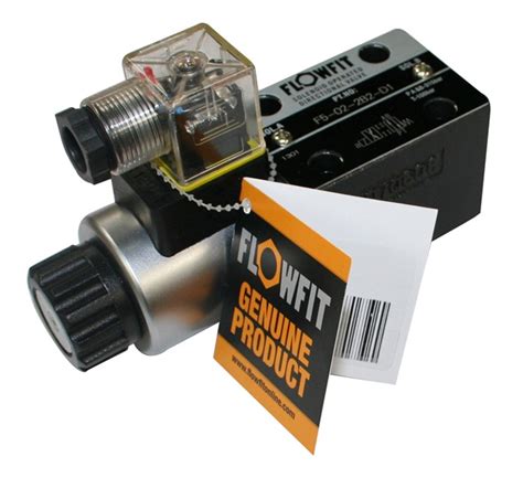 Flowfit Hydraulic Cetop 5 Valve Ng10 Single Solenoid Directional