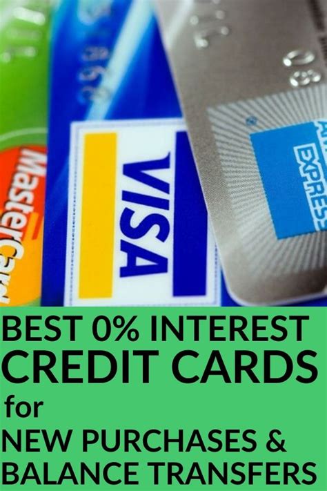 Best Zero Percent Interest Credit Cards For New Purchases Balance
