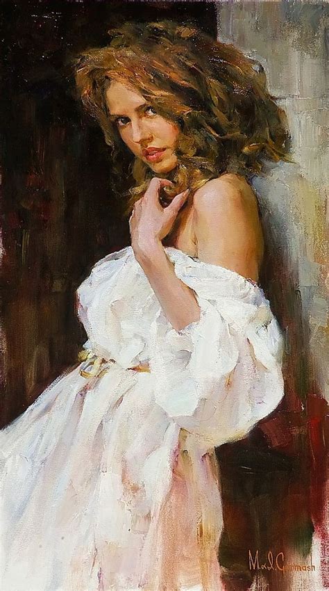 Michael And Inessa Garmash Virtuous Art Painting Woman Painting