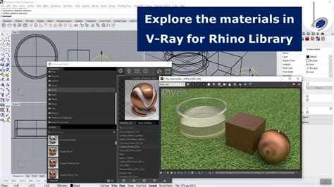 Explore Materials In Vray For Rhino Library Youtube