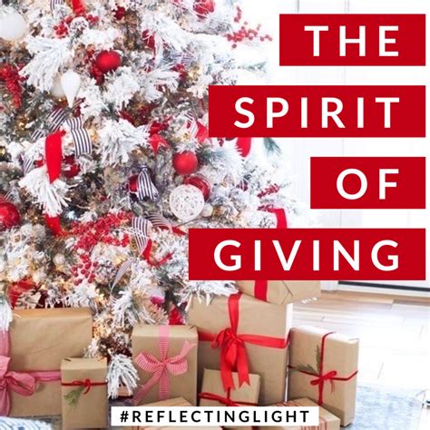 Why Is T Giving A Christmas Tradition The Answer Lies In The Fact That The Spirit Of Giving