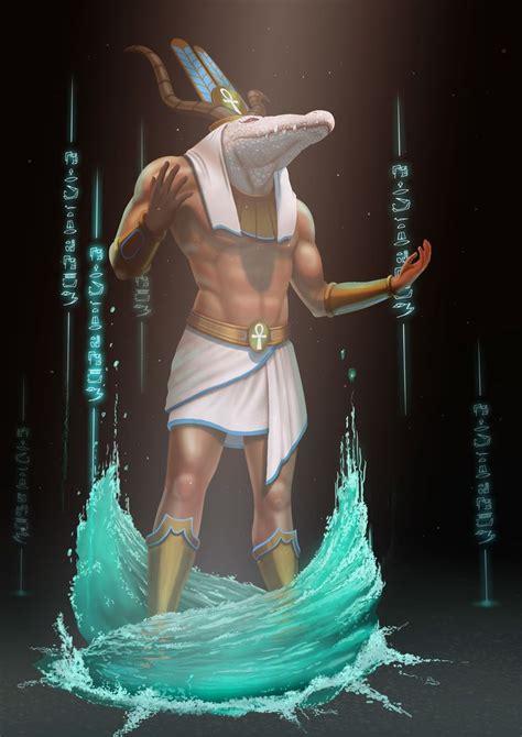 Sobek God Of Water And Other Stuff Cyrille Hurth Egyptian Deity