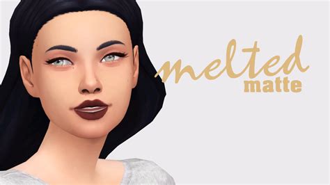 Sims 4 Ccs The Best Matte Makeup Collection By Nessiescc