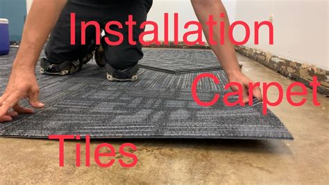 Carpet Tile Installation Youtube