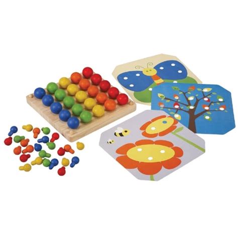 Wooden Creative Peg Boards Numeracy From Early Years Resources Uk