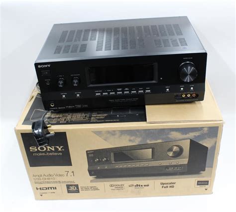 Sony Home Amplifier 71 Channel Av Reciever Str Dh810 Dts Hd Black 200w